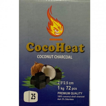 Вугілля для кальяну Coco Heat 72шт