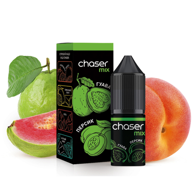 Жидкость Chaser Mix Salt 10мл - Guava Peach на солевом никотине