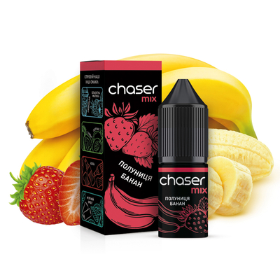 Жидкость Chaser Mix Salt 10мл - Strawberry Banana на солевом никотине