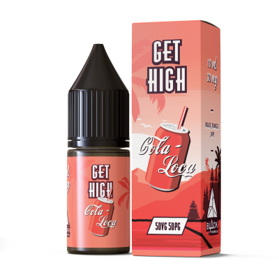 Жидкость Get High 10ml - Cola-Loca на солевом никотине