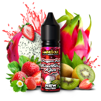 Marvelous Brew Salt 15ml - Dragon Fruity Strawberry Kiwi