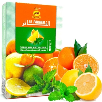 Al Fakher 50g (Citrus With Mint) Цитрус М'ята