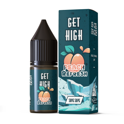 Жидкость Get High 10ml - Peach Refresh на солевом никотине