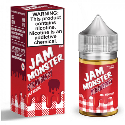 Жидкость Jam Monster Salt 30мл - Strawberry на солевом никотине