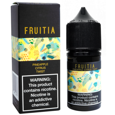 Жидкость Fruitia Salt 30мл - Pineapple Citrus Twist на солевом никотине