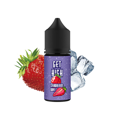 Жидкость Get High Salt 30мл - Strawberry Wave на солевом никотине