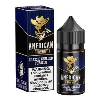 American Cowboy Salt 30мл - Classic Chilled Tobacco