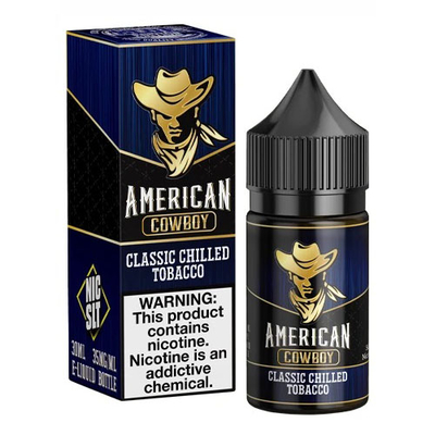 Жидкость American Cowboy Salt 30мл - Classic Chilled Tobacco на солевом никотине