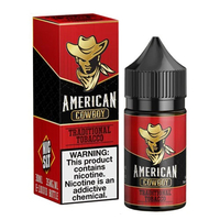 American Cowboy Salt 30мл - Traditional Tobacco