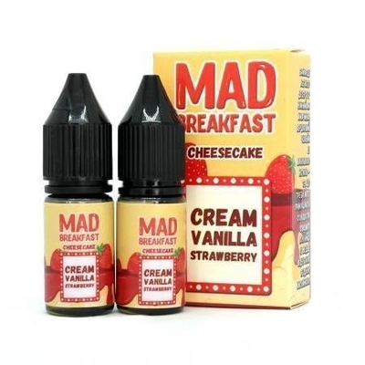 Жидкость Mad Breakfast Salt 10мл - Strawberry Cheesecake на солевом никотине