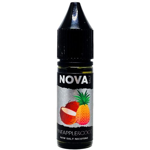 Жидкость Nova Salt 15мл - Pineapple Coco на солевом никотине