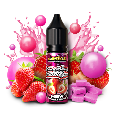 Жидкость Marvelous Brew Salt 15ml - Strawberry Bubblegum на солевом никотине