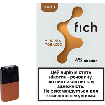 Картриджи Fich (Tobacco) 4% 1 Pod