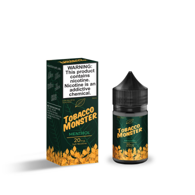 Жидкость Tobacco Monster 30мл - Menthol на солевом никотине