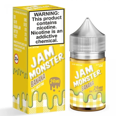 Жидкость Jam Monster Salt 30мл - Banana на солевом никотине